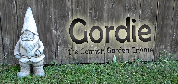 Gordie the German Garden Gnome